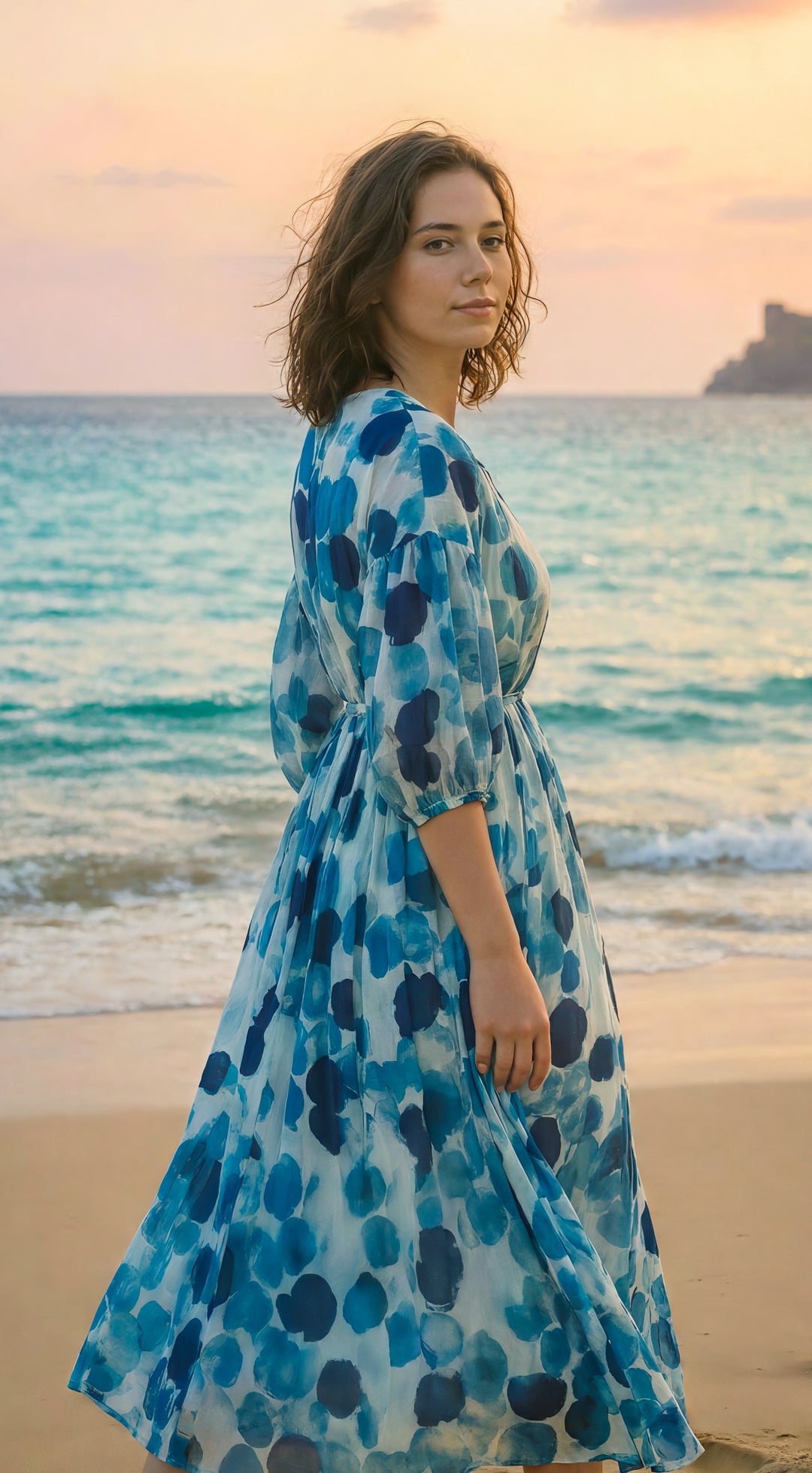 FROCK - LAWN BUBBLE BEACH