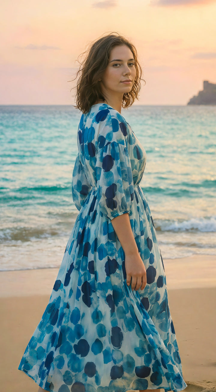 FROCK - LAWN BUBBLE BEACH