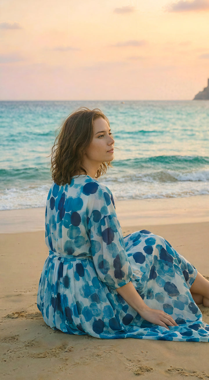 FROCK - LAWN BUBBLE BEACH