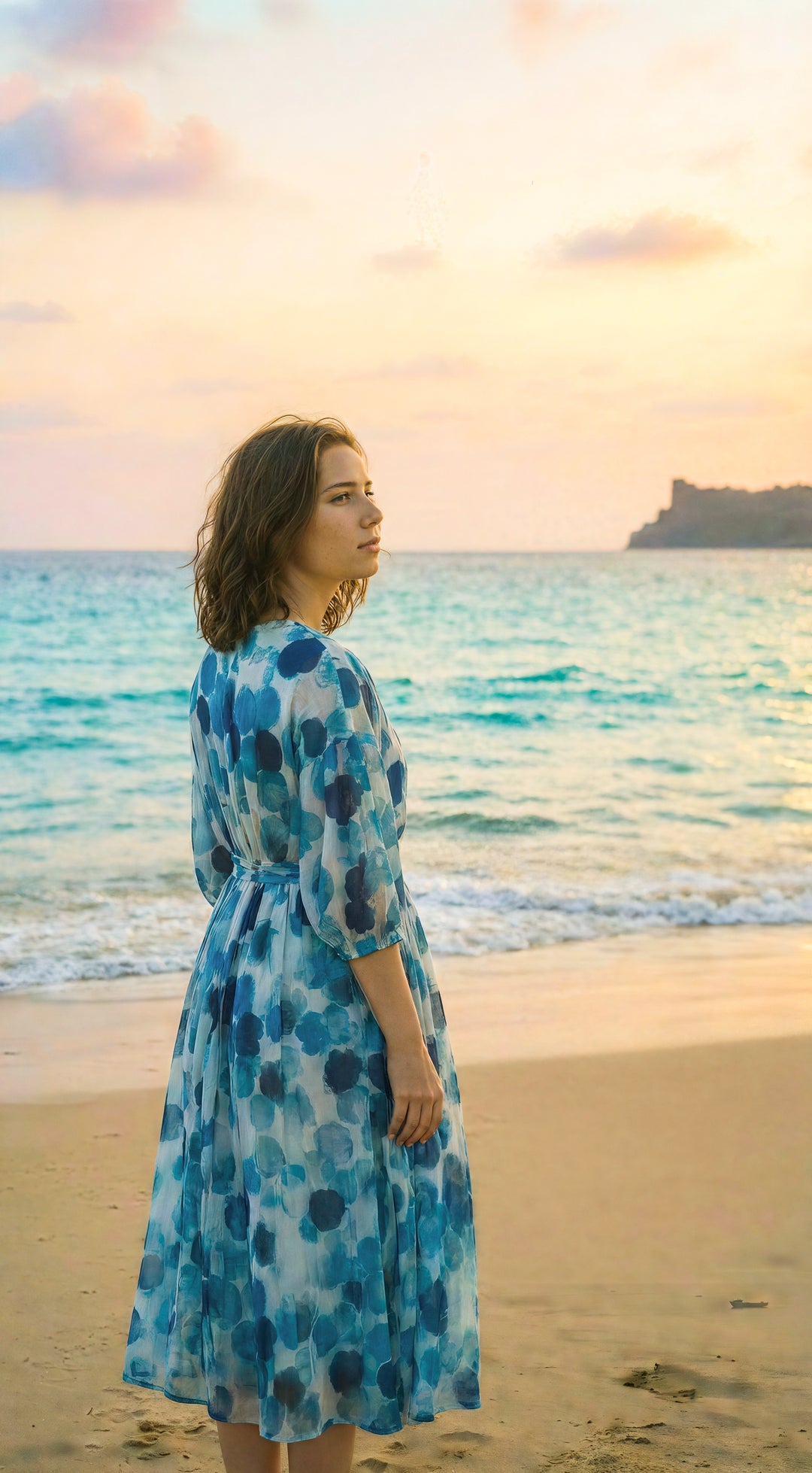 FROCK - LAWN BUBBLE BEACH