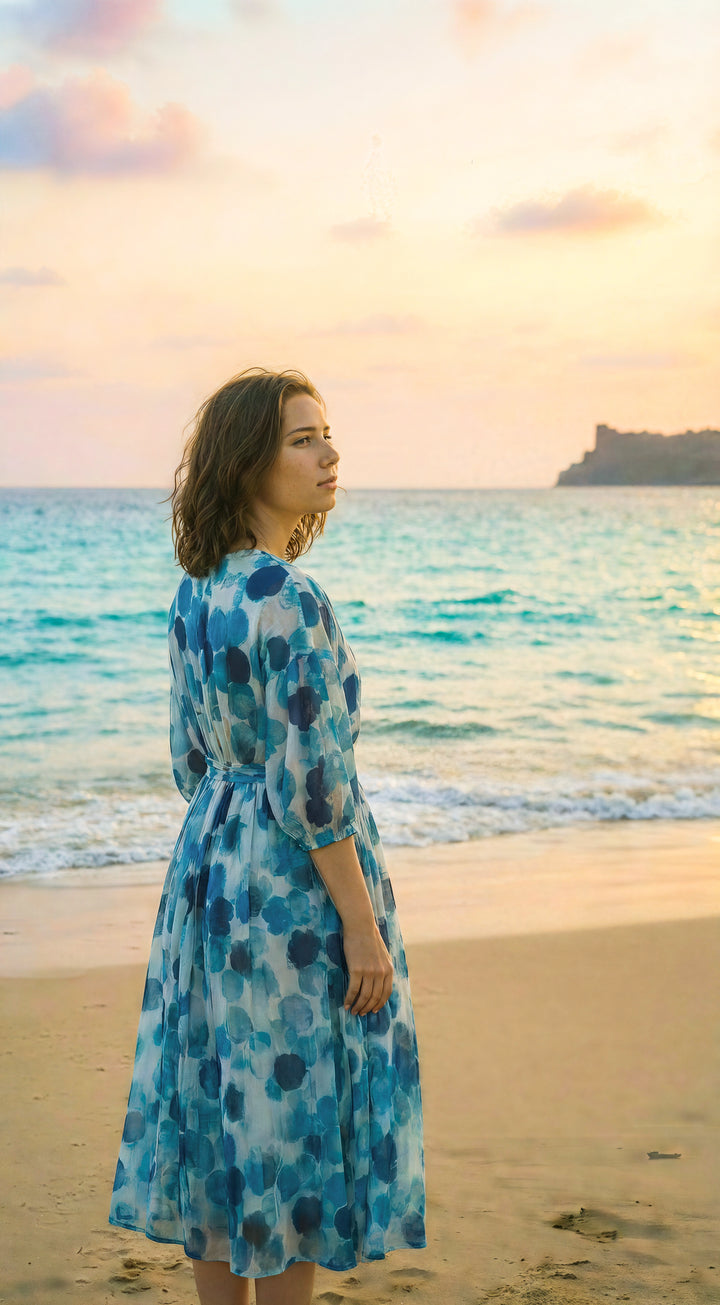 FROCK - LAWN BUBBLE BEACH