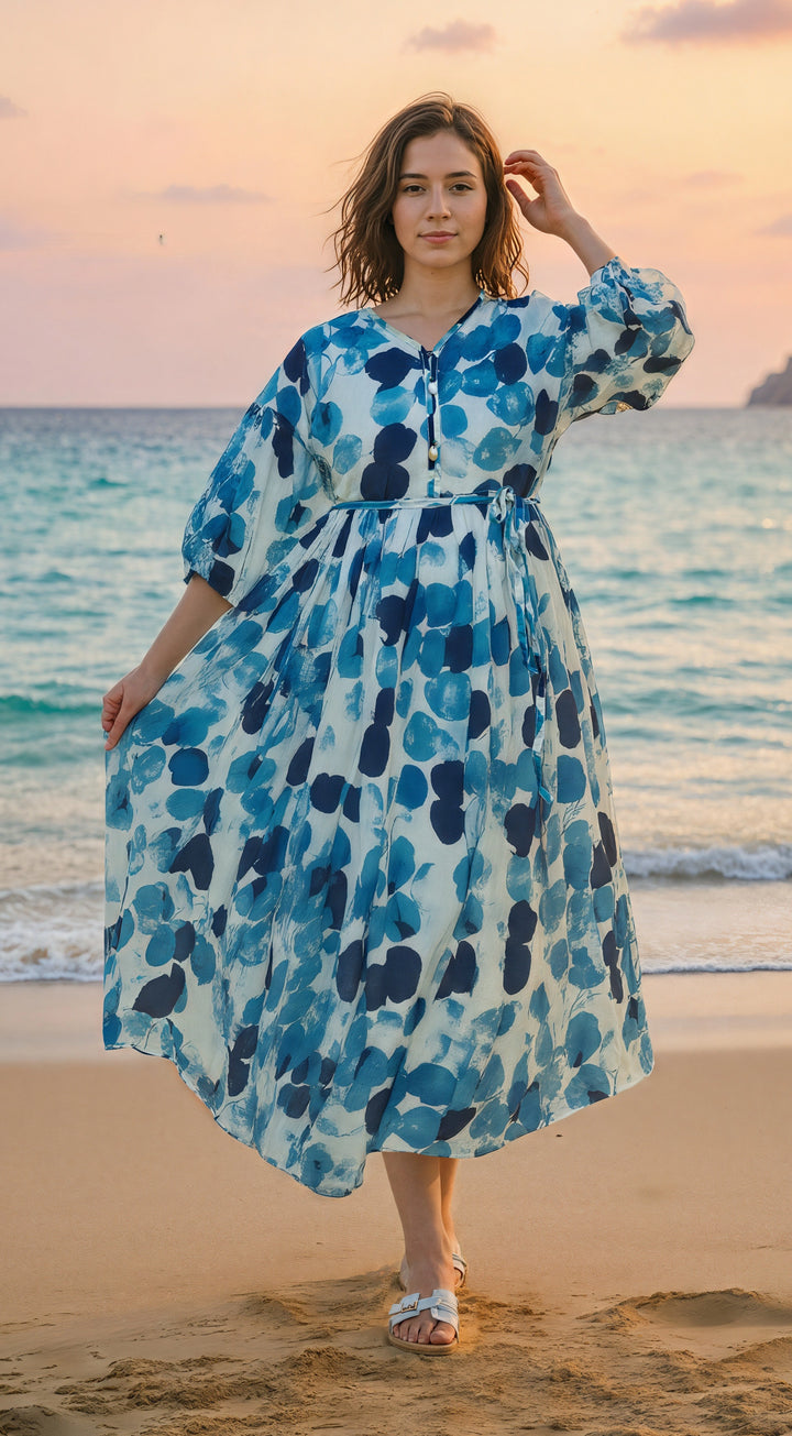 FROCK - LAWN BUBBLE BEACH
