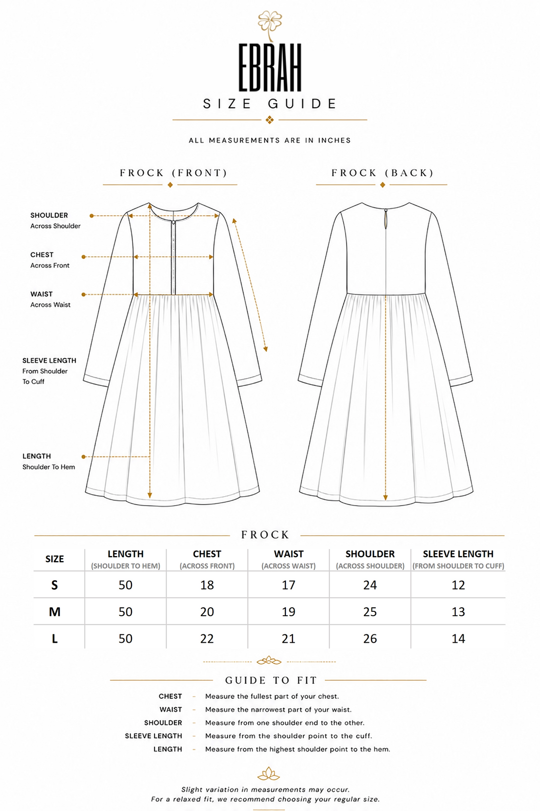FROCK - LINEN AUTUM LEAVES