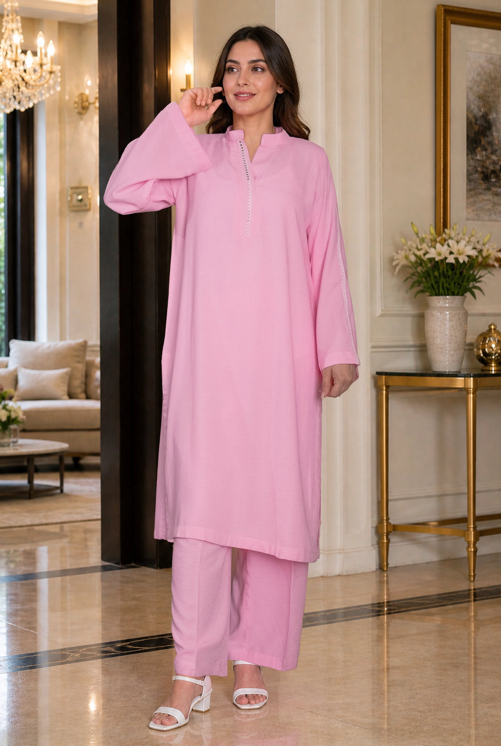 2 PIECE - COTTON LINEN SUIT